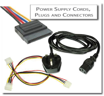 POWER SUPPLY CORDS, PLUGS AND CONNECTORS